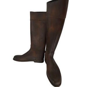 Gioseppo Equestrian Style Brown Rubber EU 36 Rain Boot
